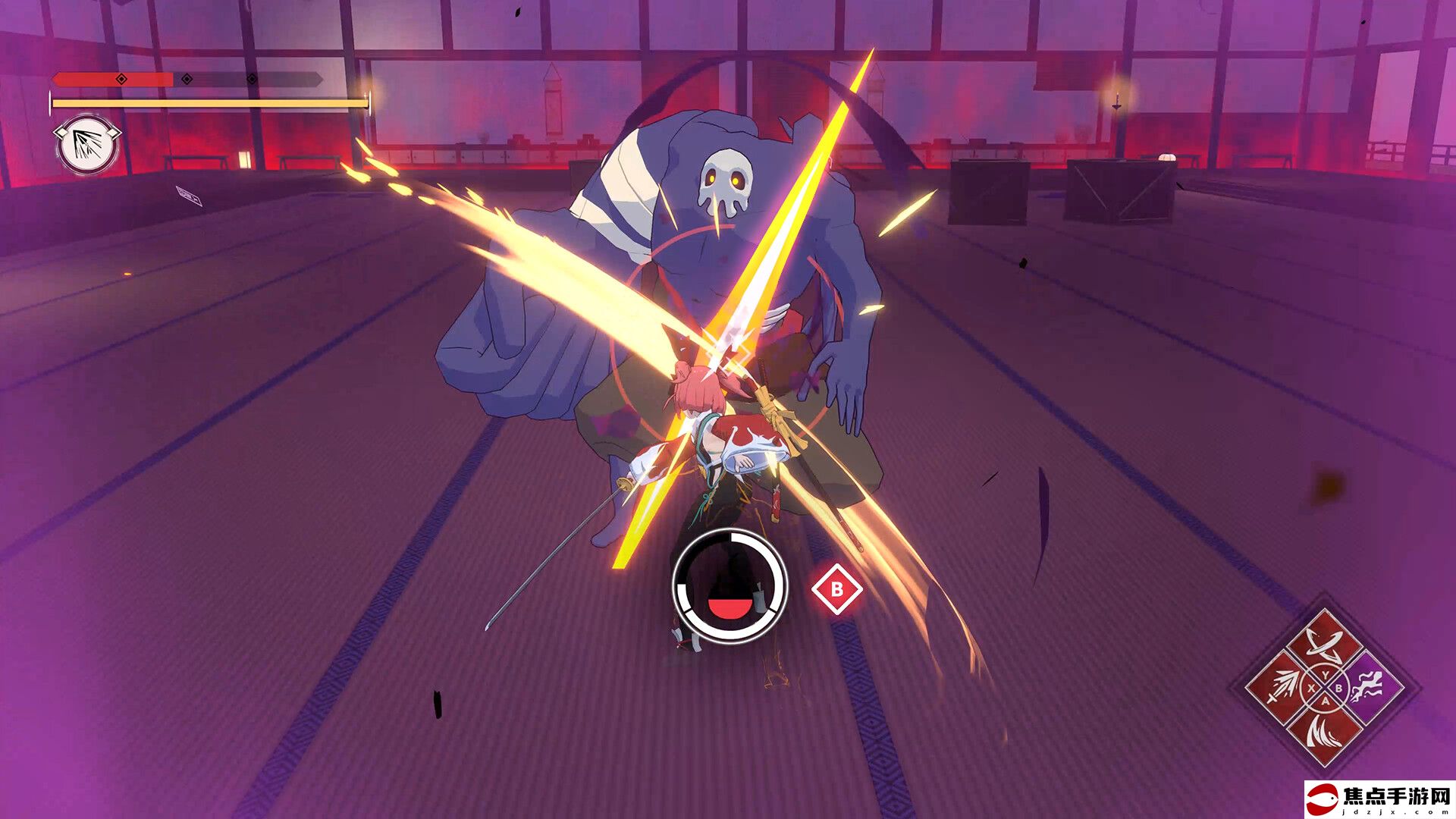 日漫風格第三人稱動作游戲《炎姬》現已登陸Steam平臺