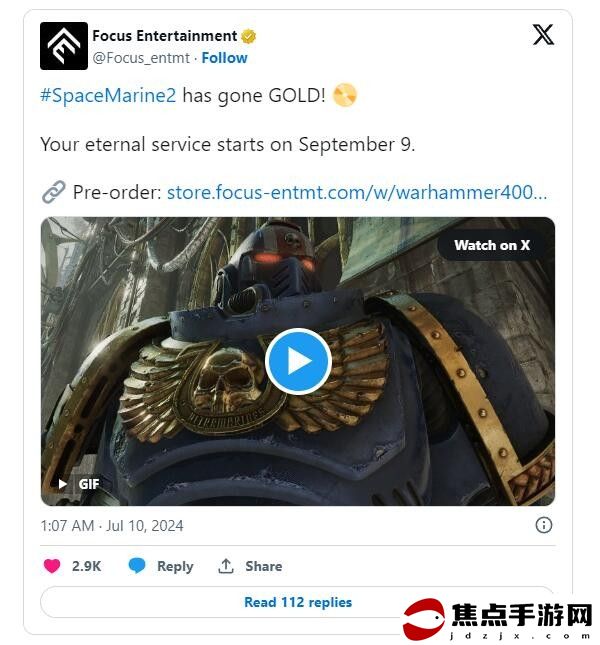 《戰錘40K：星際戰士2》已開發完畢 開始送廠壓盤