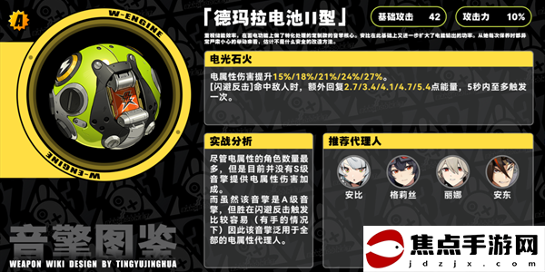 《絕區零》德瑪拉電池Ⅱ型音擎介紹