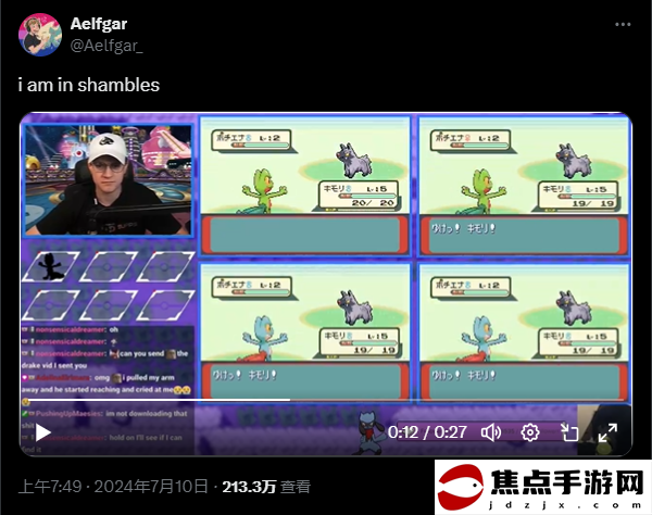 《寶可夢 藍寶石》玩家4開游戲 同時獲得兩只異色木守宮但又同時失去