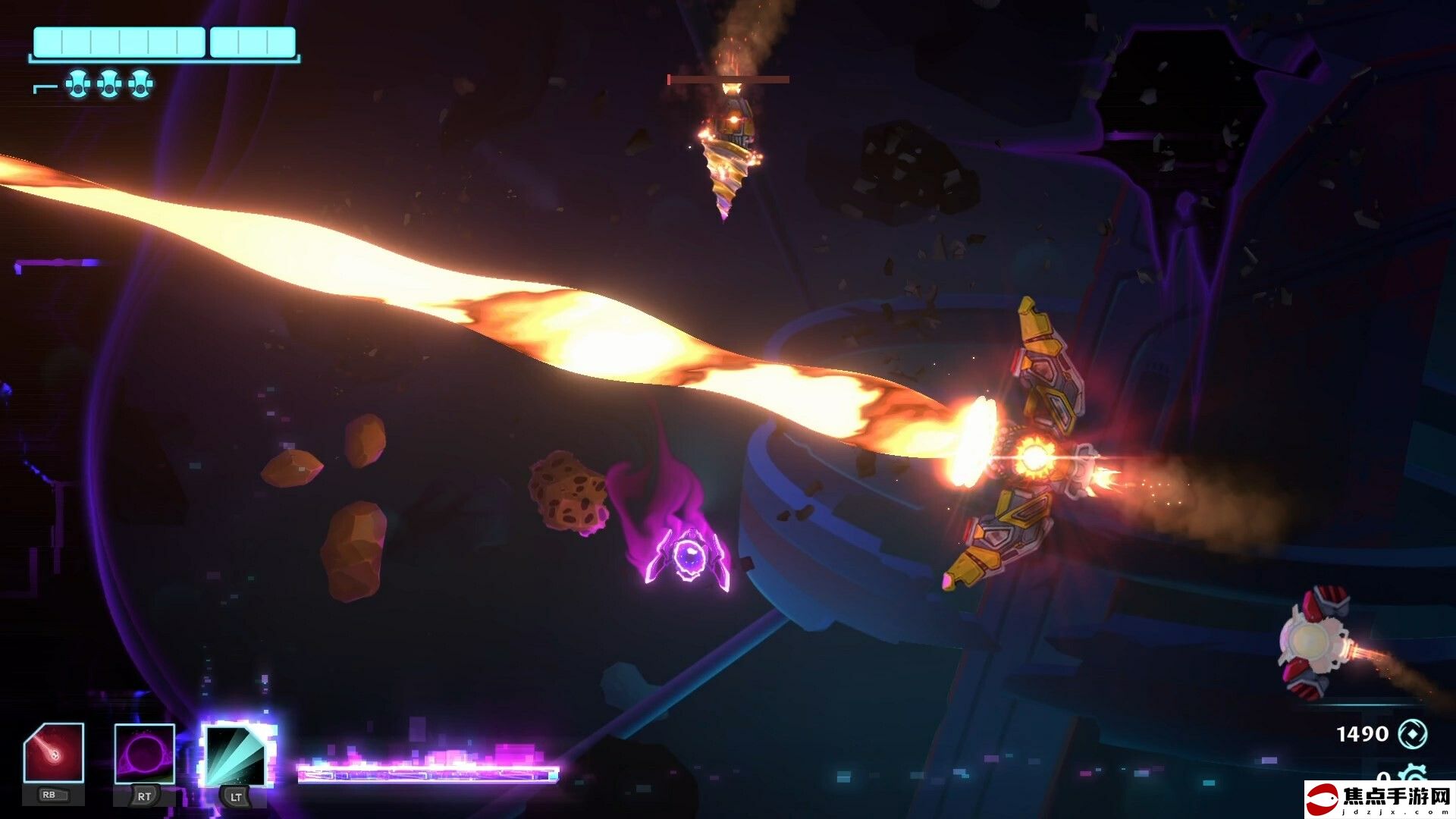 科幻彈幕射擊游戲《故障星系》現已在Steam平臺開啟搶先體驗